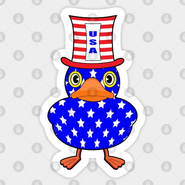 Cool Rubber duck USA Sticker by BigTime